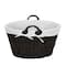 Household Essentials 12.5" Round Wicker Laundry Basket with Handles